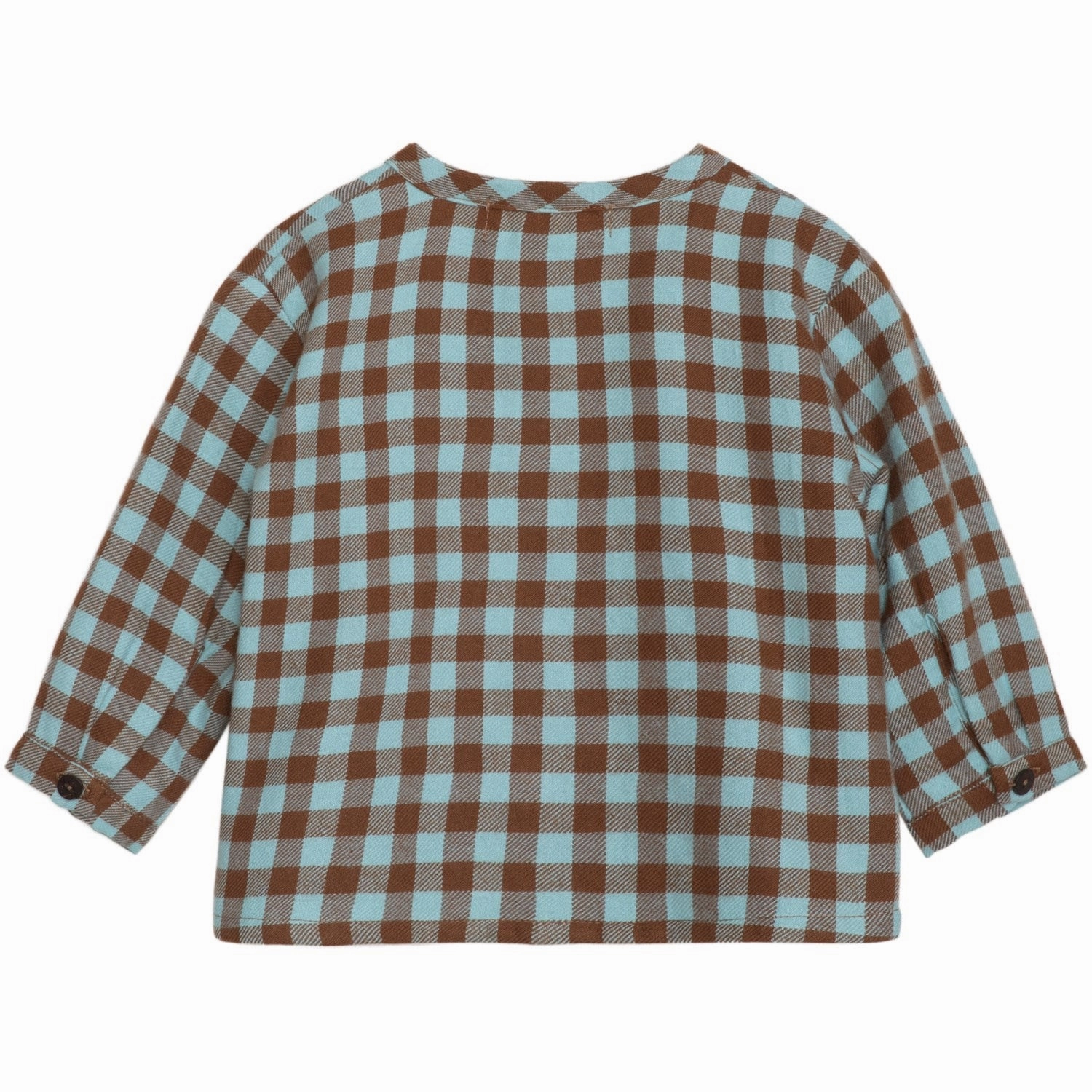 Coffee Run Serendipity Coffee Checks Baby Brushed Shirt