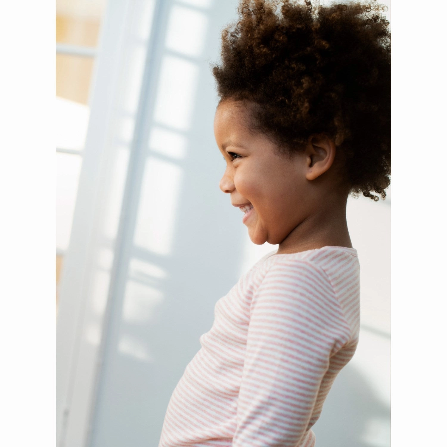 Easy Styling Serendipity Coral/Offwhite Slim Blouse Stripe