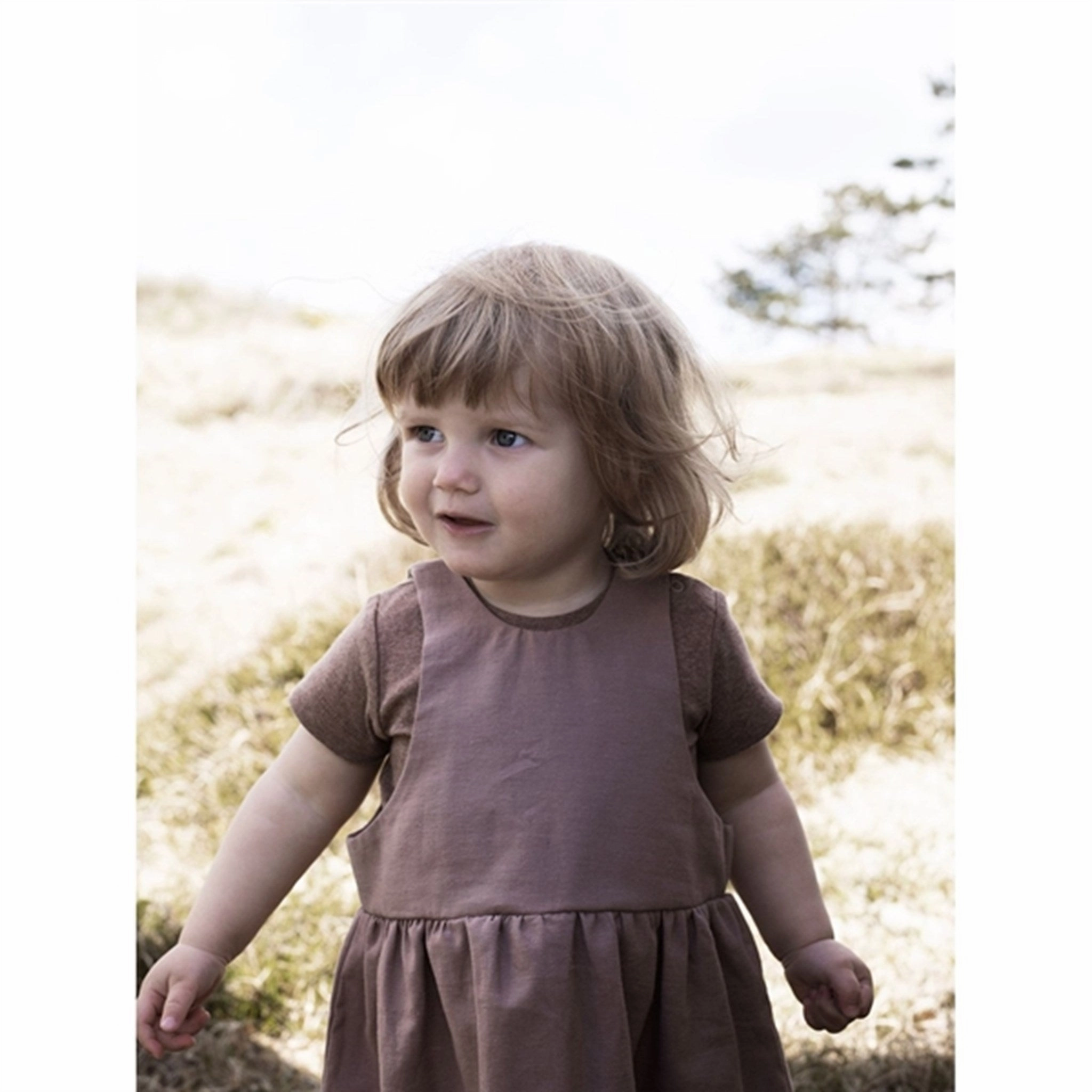 Serendipity Redwood Baby Spencer Dress photo look Bold Touch