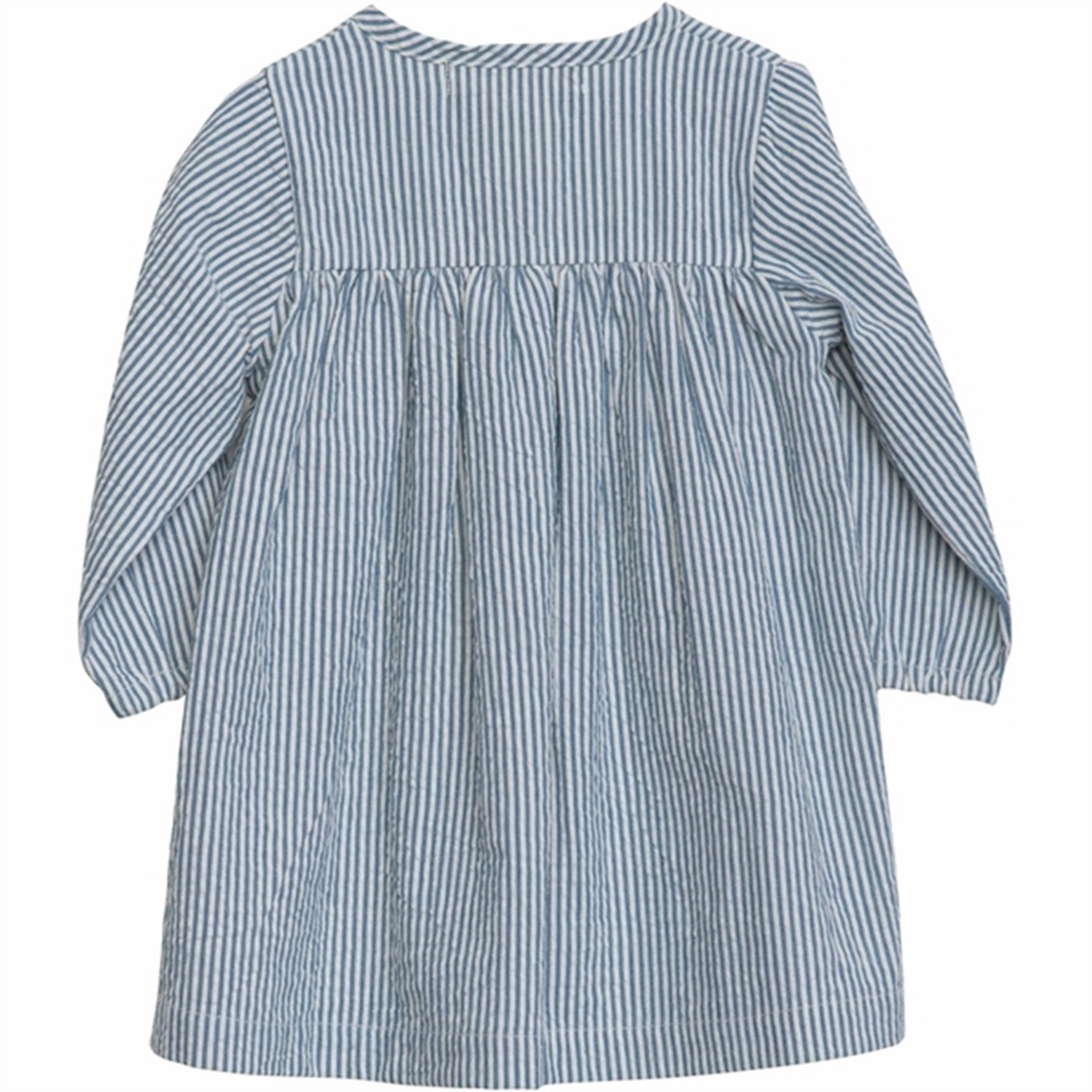 Neutral-Shade Serendipity Sapphirestripe Baby Dress