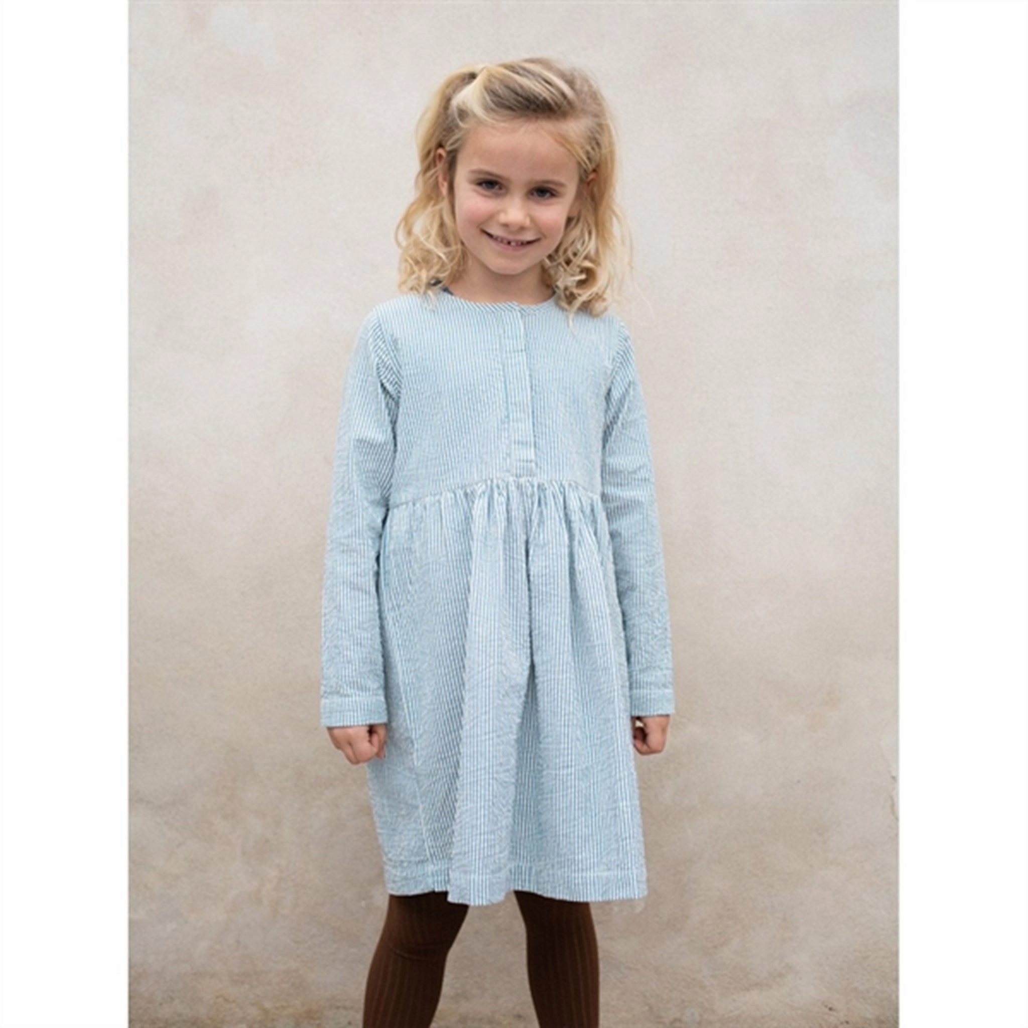 Retro Detail Serendipity Sapphirestripe Dress