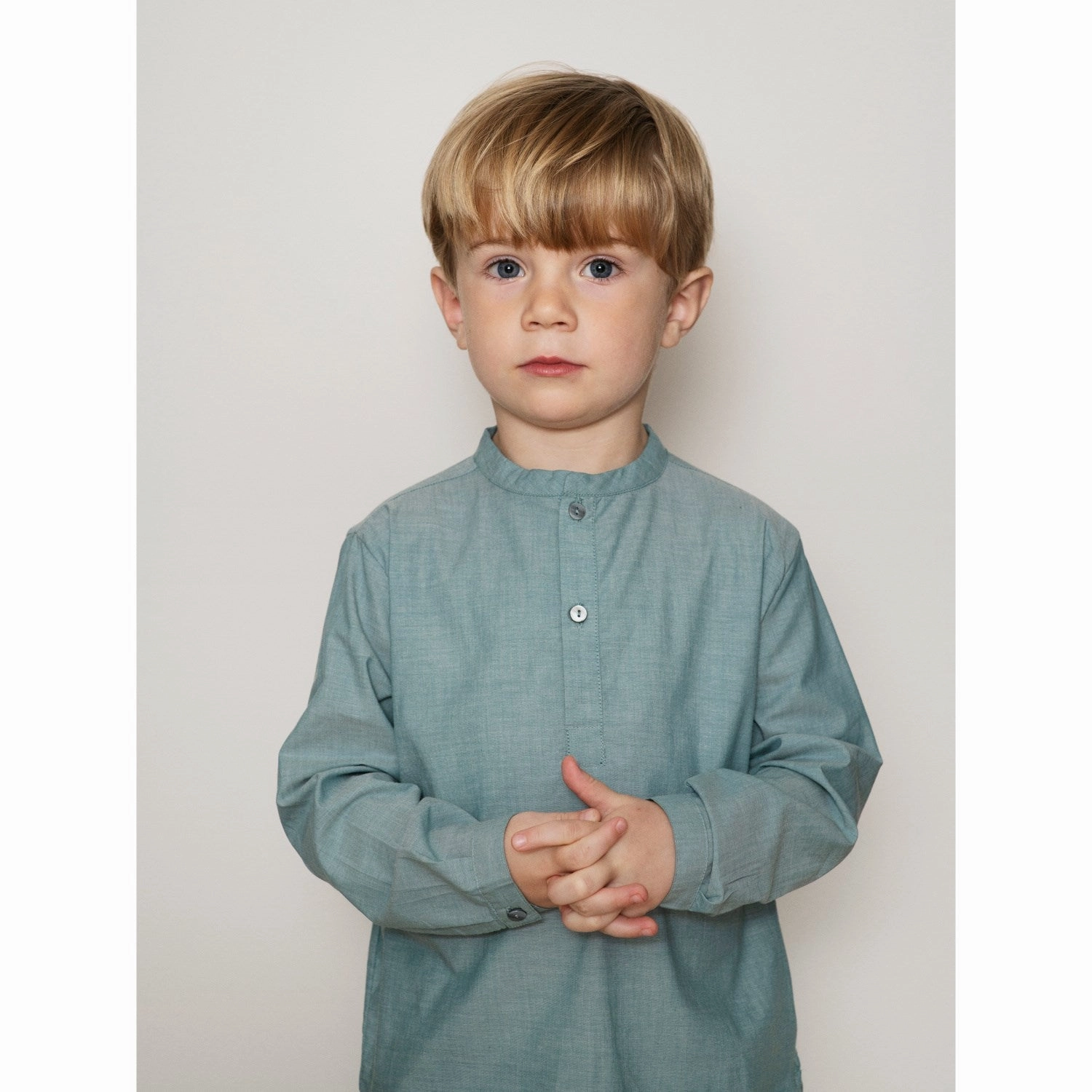 Serendipity Teal Peasant Shirt formal dinner