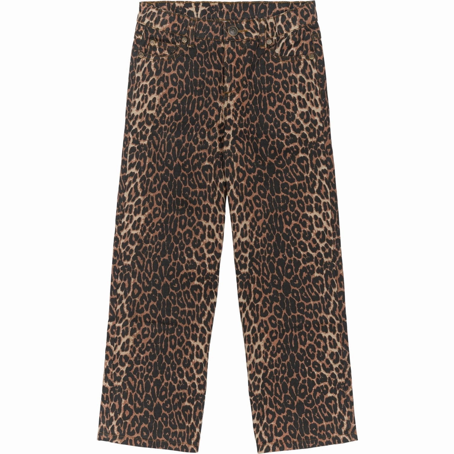 Essential Wardrobe The New Feather Gray AOP Lolo Wide Jeans