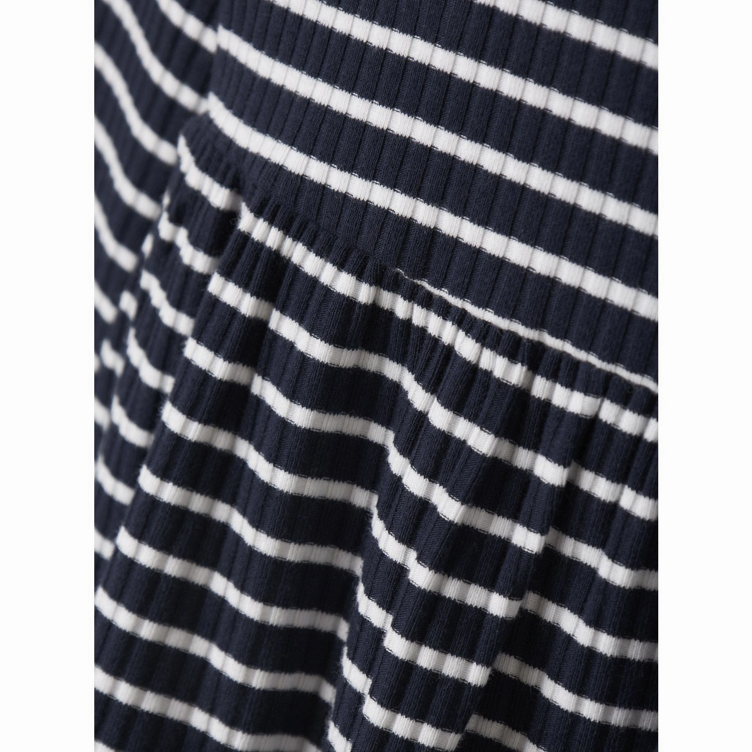 Perfectly Crafted Textured Look Name It Bright White Dark Sapphire Vemma Dress