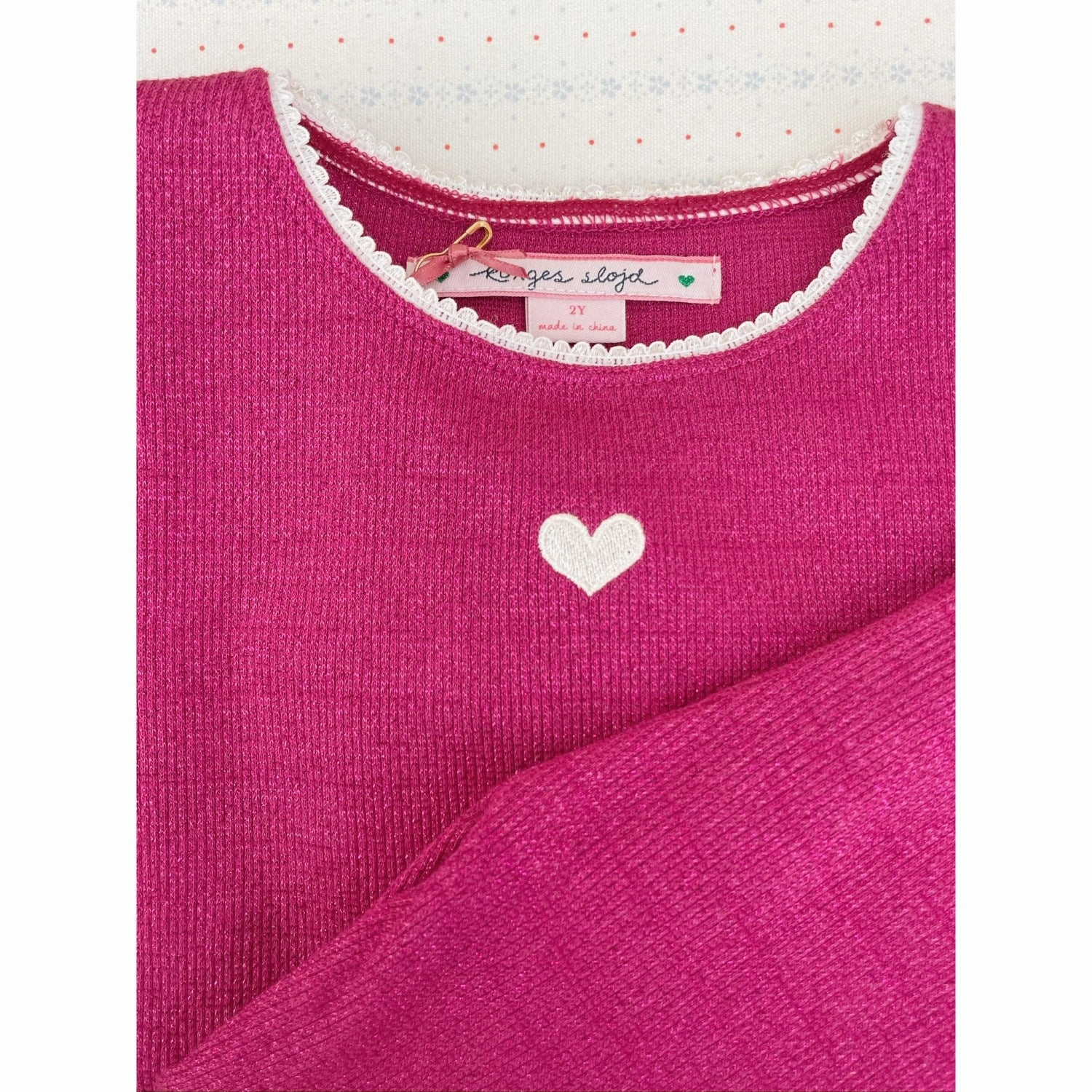 Flowy Layers Sculpted Fit Konges Sl?jd Sangria Roli Dress