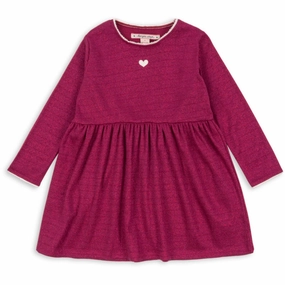 Peplum-Style Konges Sl?jd Sangria Roli Dress