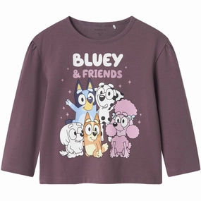 Athletic Cut Name It Arctic Dusk Nille Bluey Blouse