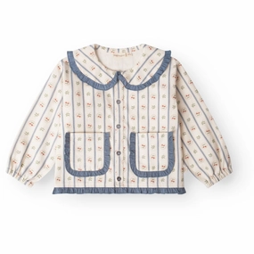 That's Mine Love Berry Fleur Shirt Striped Design Soft Texture