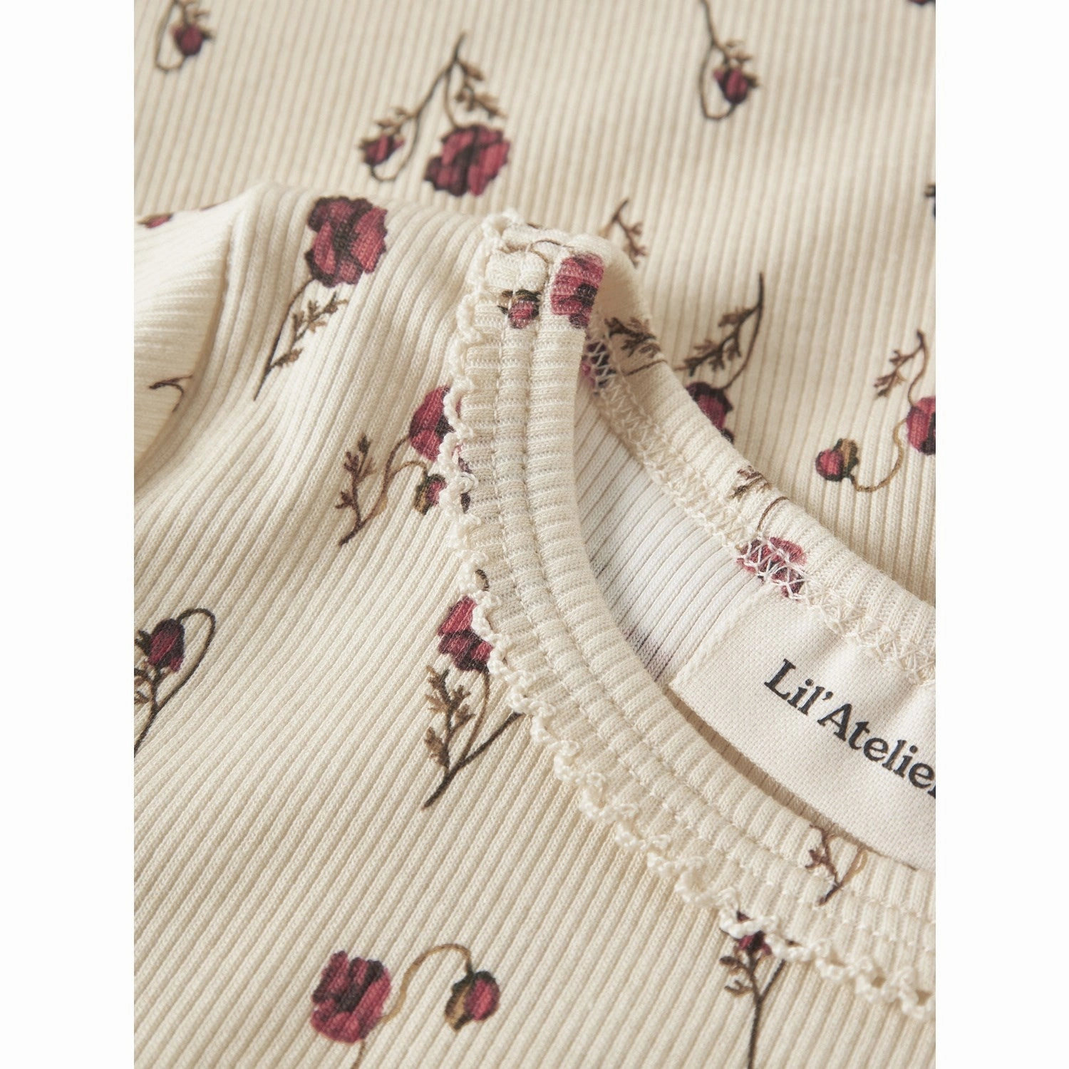 Breathable mesh Tall Option Lil'Atelier Turtledove Nmflavo Egi Ls Slim Top Lil