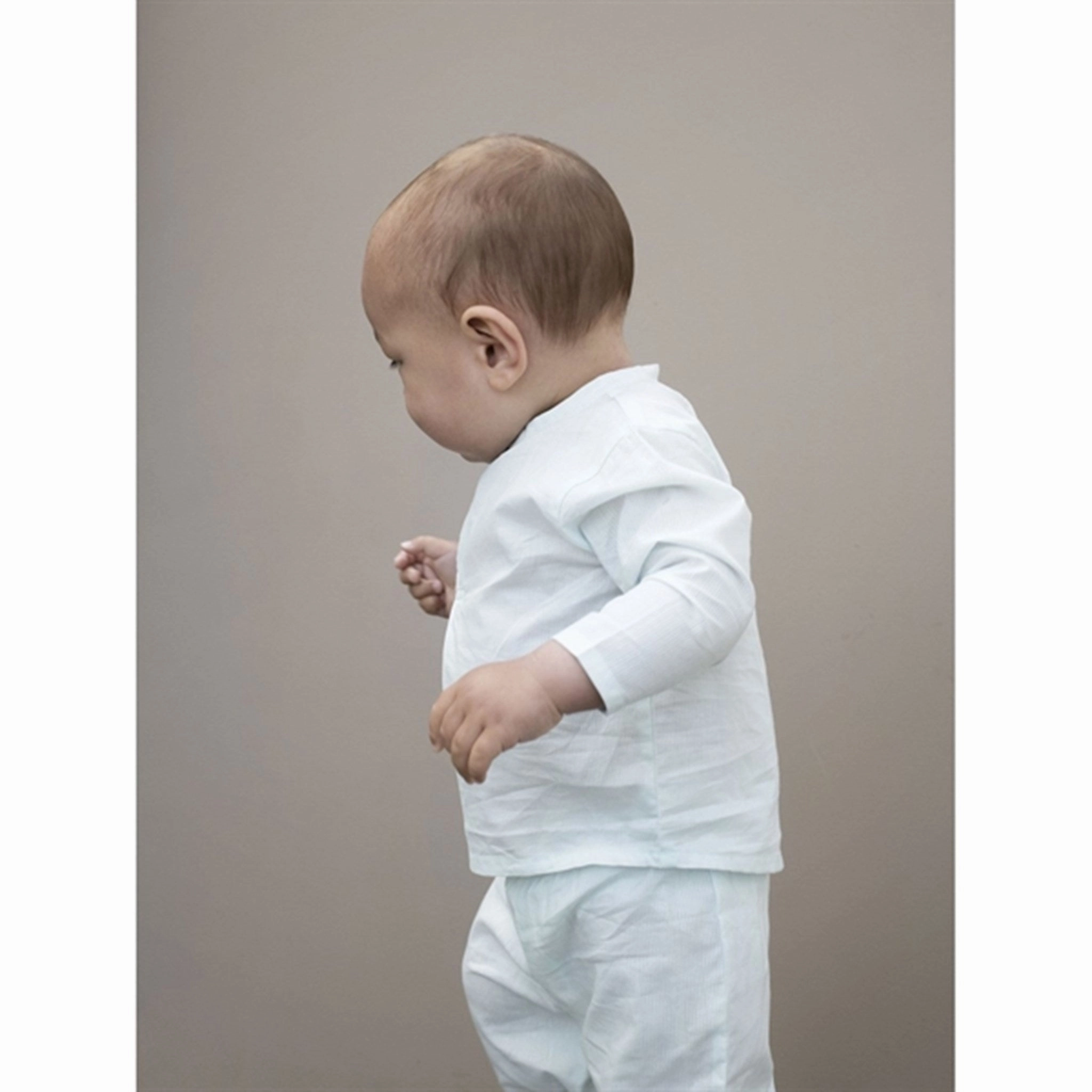 Soft Texture Serendipity Misty Blue Baby Loose Shirt