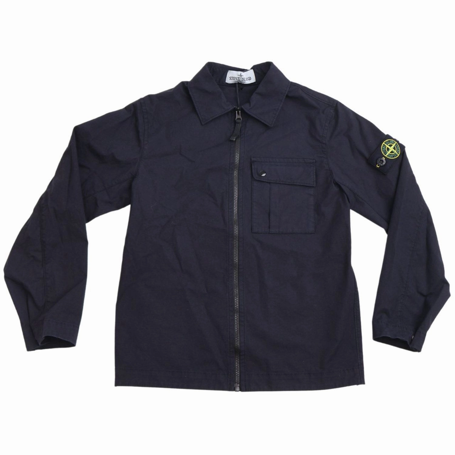 Seamless Sides Stone Island Navy Blue Shirt