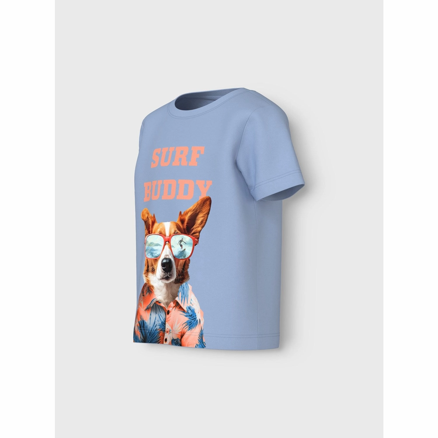 Versatile and Stylish Name It Chambray Blue Holger T-Shirt