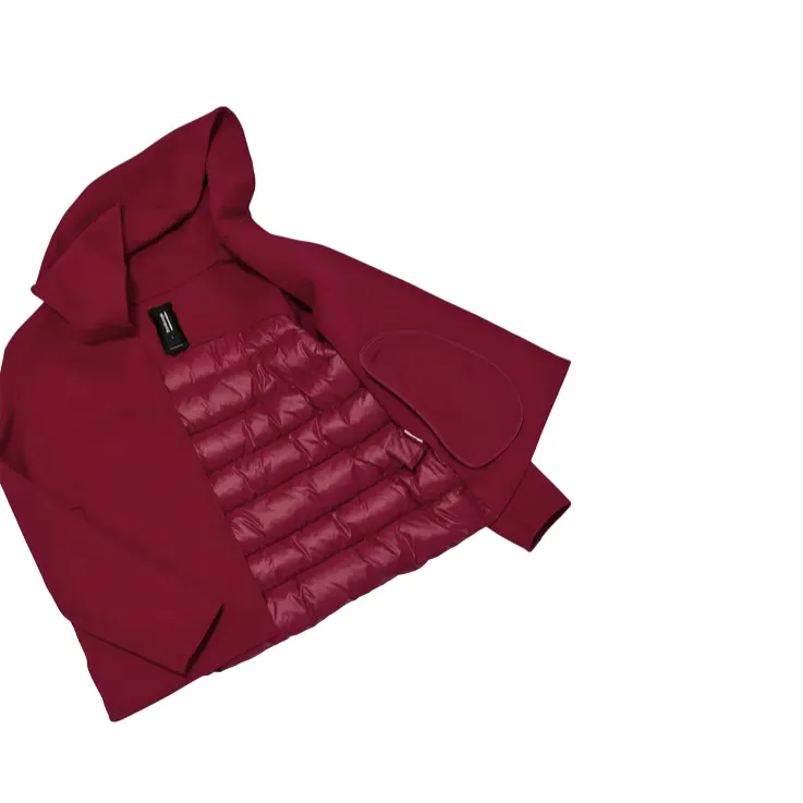 Technique UltraThinLayer Bomboogie cappotto corto con cappuccio da donna GW8597TWLD4 435 rosso
