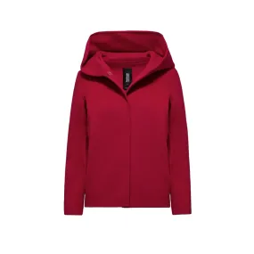 Tradition Knee Length Bomboogie cappotto corto con cappuccio da donna GW8597TWLD4 435 rosso