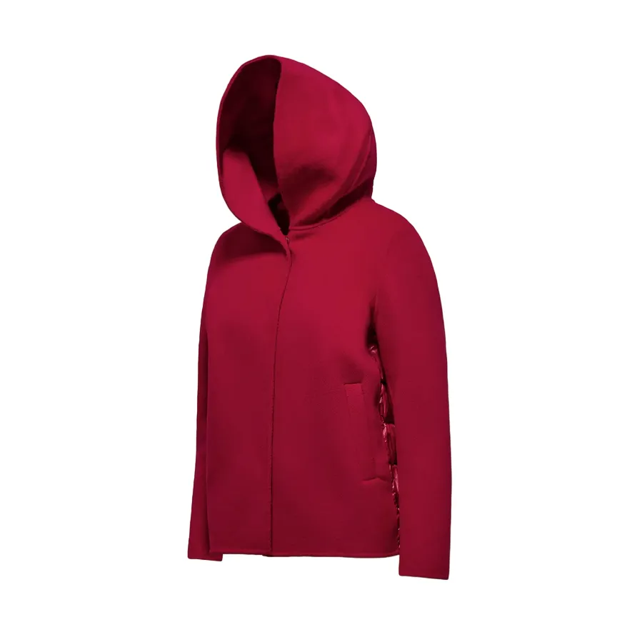 Casual Wrinkle Resistant Bomboogie cappotto corto con cappuccio da donna GW8597TWLD4 435 rosso