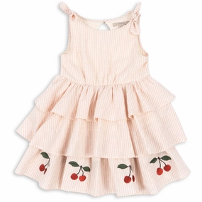 Quiet Mood Konges Sl?jd Peony Stripe Ellie Dress Gots