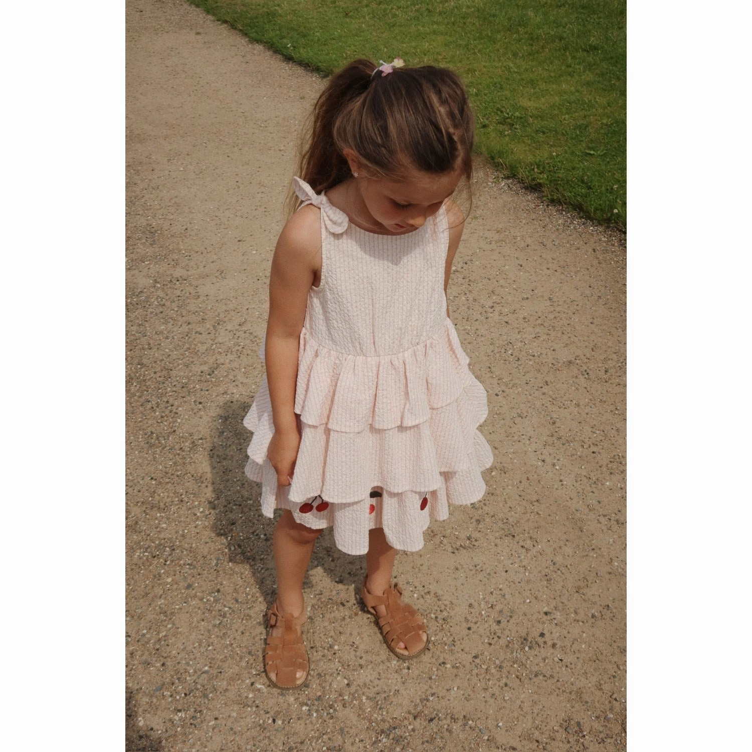 Easy-Storage Feminine Mood Konges Sl?jd Peony Stripe Ellie Dress Gots