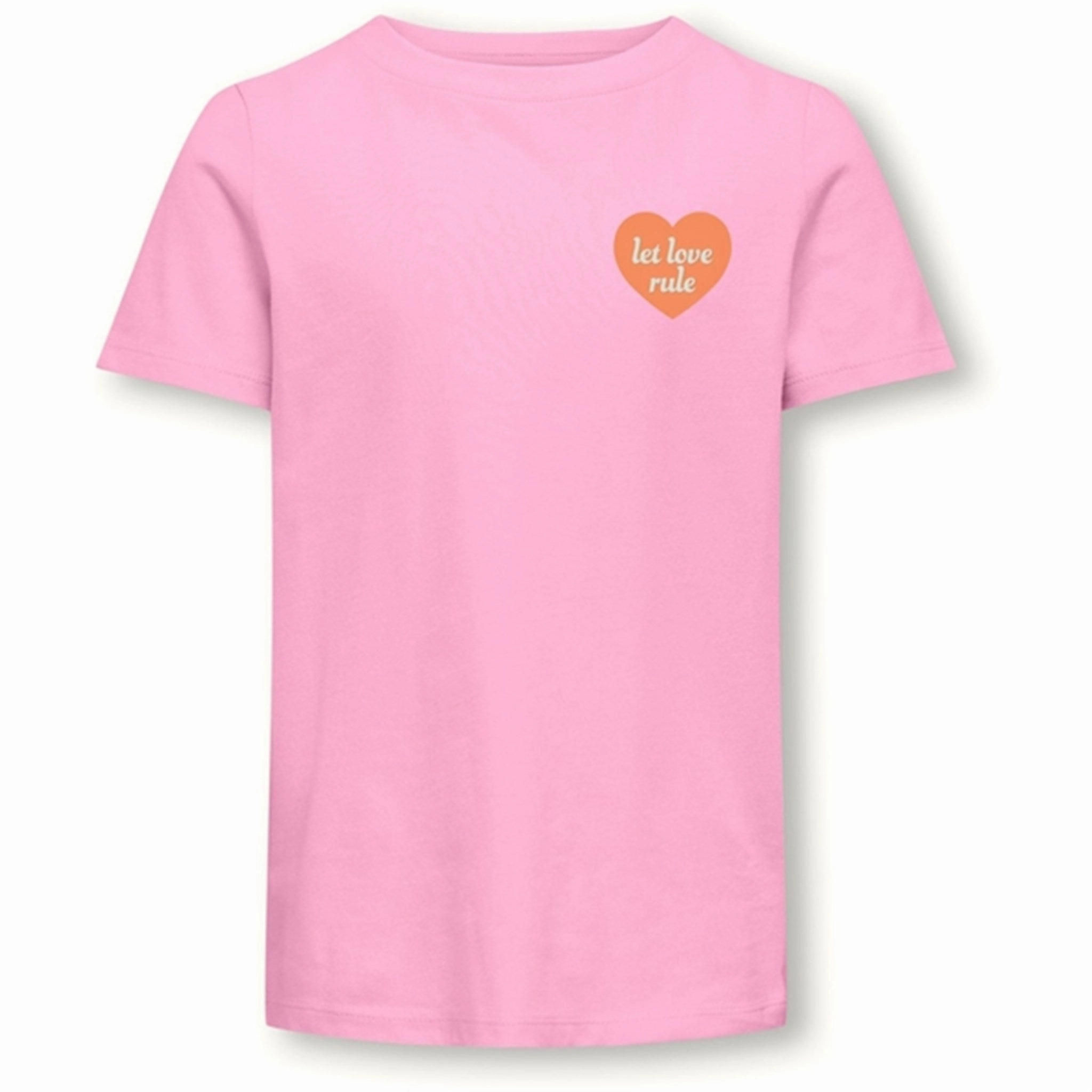 Feminine Touch Kids ONLY Begonia Pink Love Senna Heart T-Shirt
