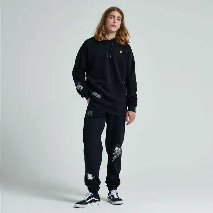 Dolly Noire Pantalone Son Goku PA150-PA-01 black Pull-on style Lightweight Flex