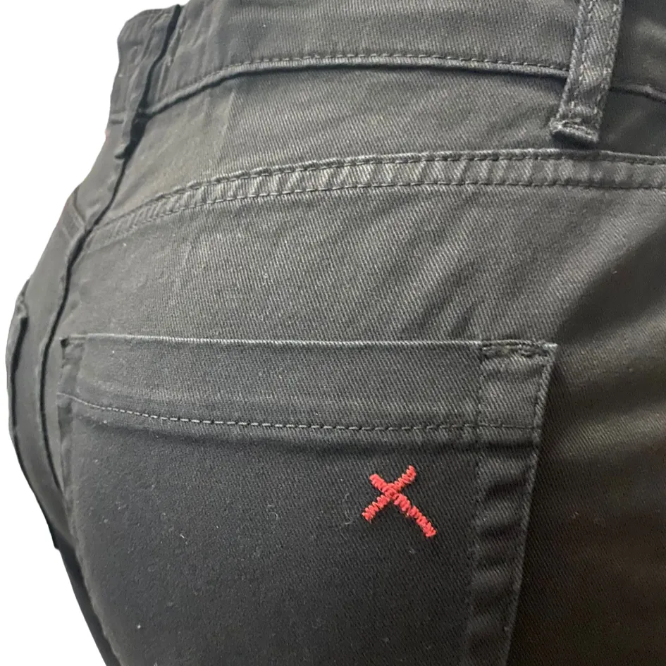 SecureZipperClosures Street Utility Griffai pantalone 5 tasche in bull da donna DGP3710 nero