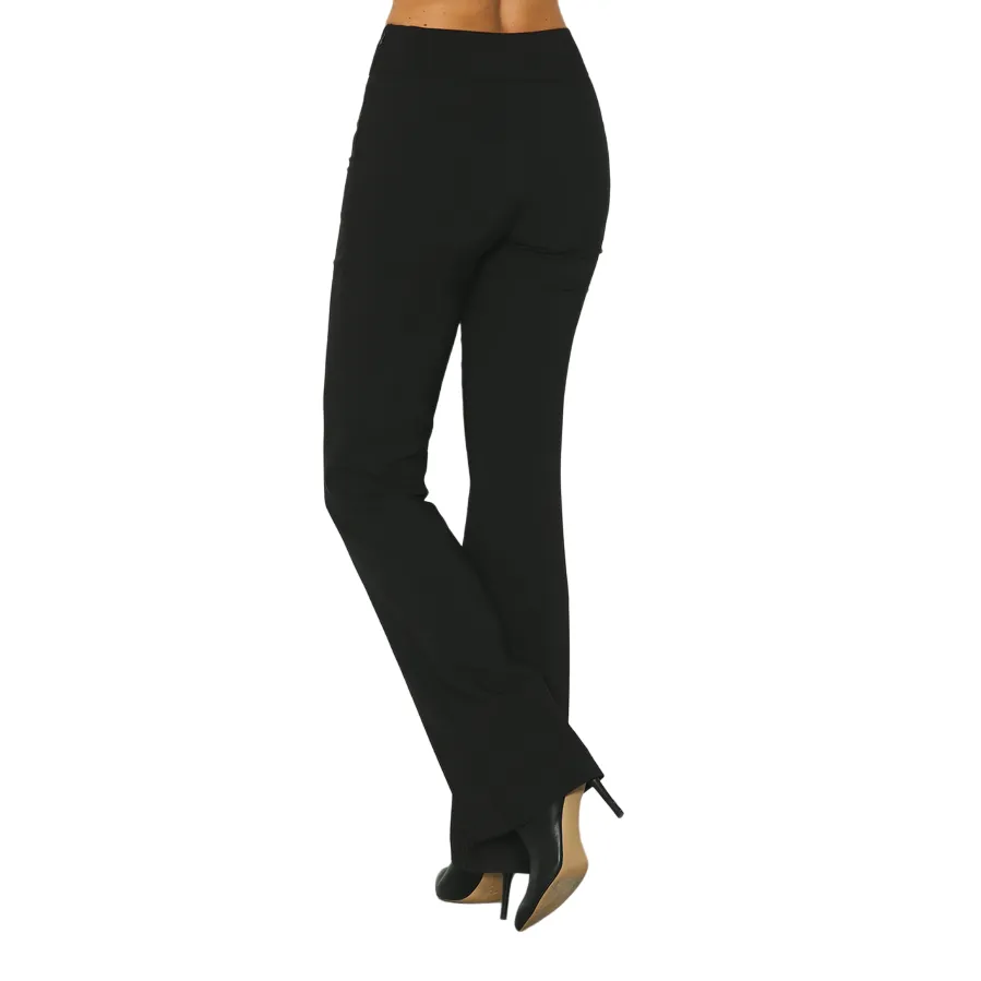 Work Friendly Simple Comfort Wear Relish pantalone casual a vita alta a zampa Balbina RDA2407006064 nero