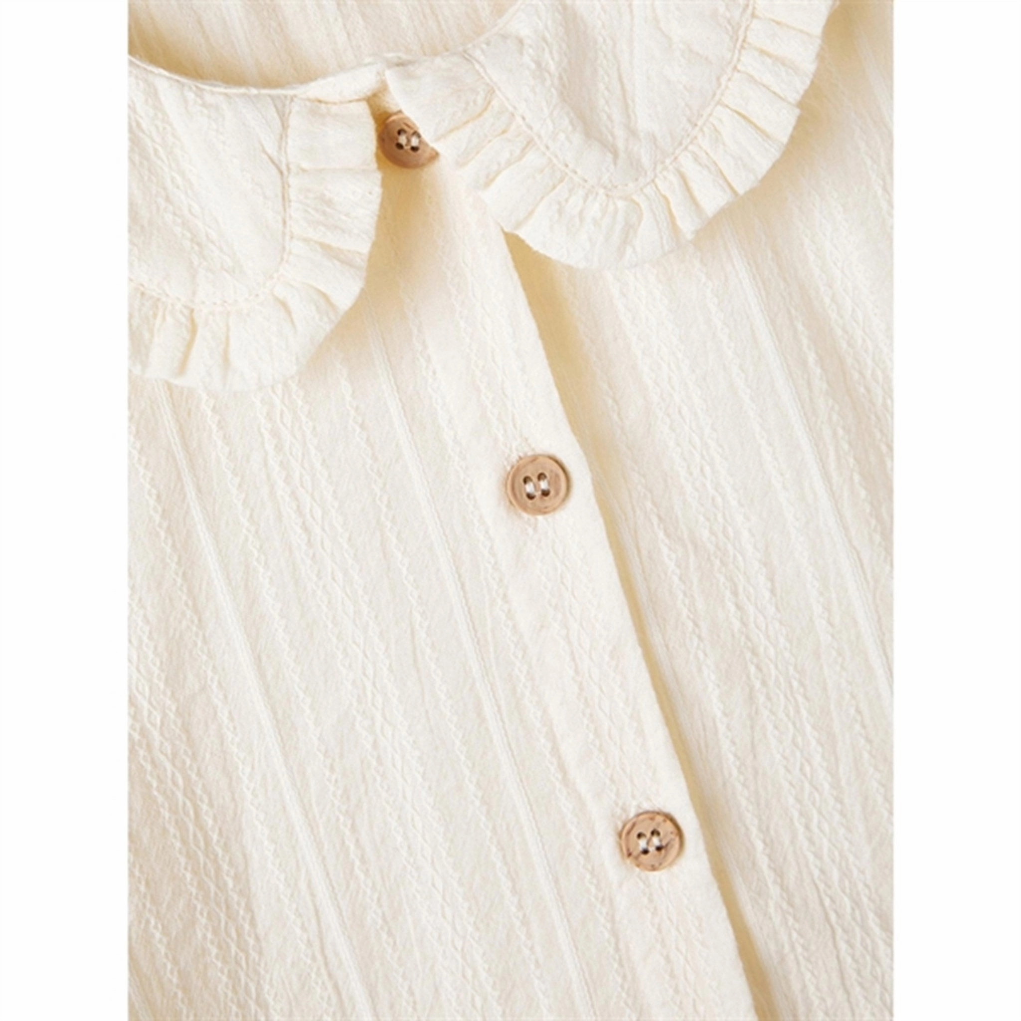 Name it Buttercream Besol Shirt Chambray Fabric Striped Pattern