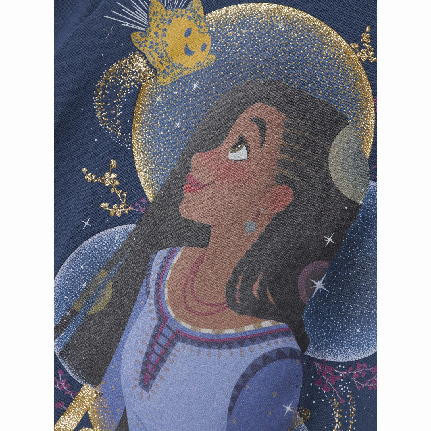 Name It Dark Denim Jursa Wish Blouse Reinforced Side Vents High-End Finish