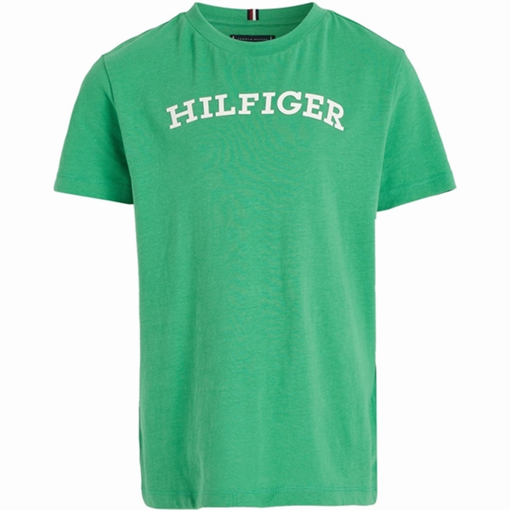 Tommy Hilfiger Arched T-Shirt Coastal Green Cozy Touch