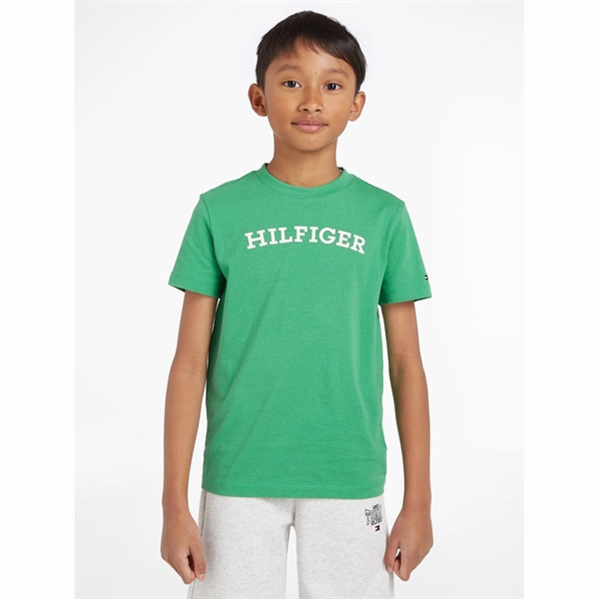 Comfy Layering Classic Comfort Tommy Hilfiger Arched T-Shirt Coastal Green