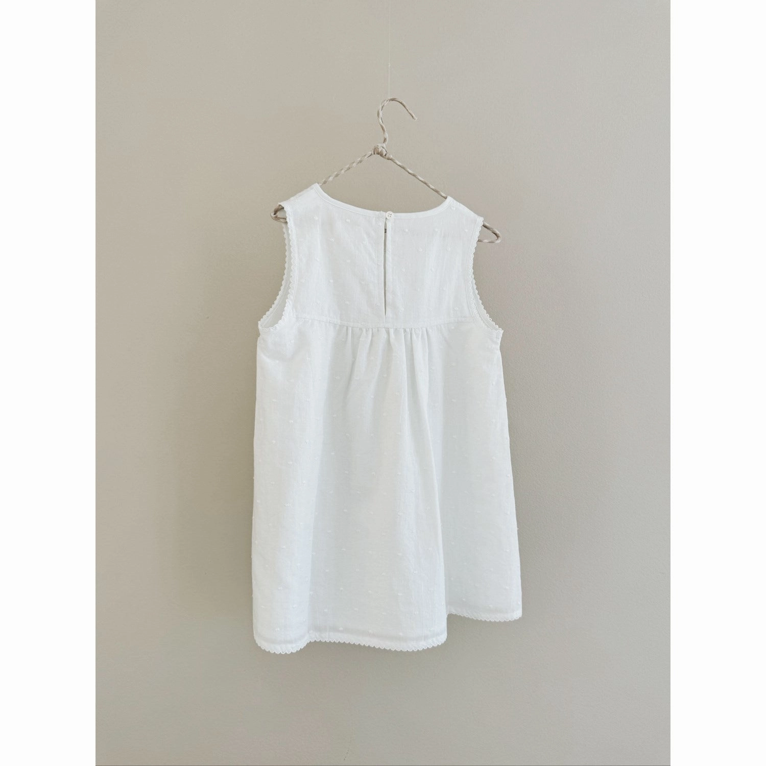 Nature Bloom Family Vibe Lalaby Elinor Dress - White Dot