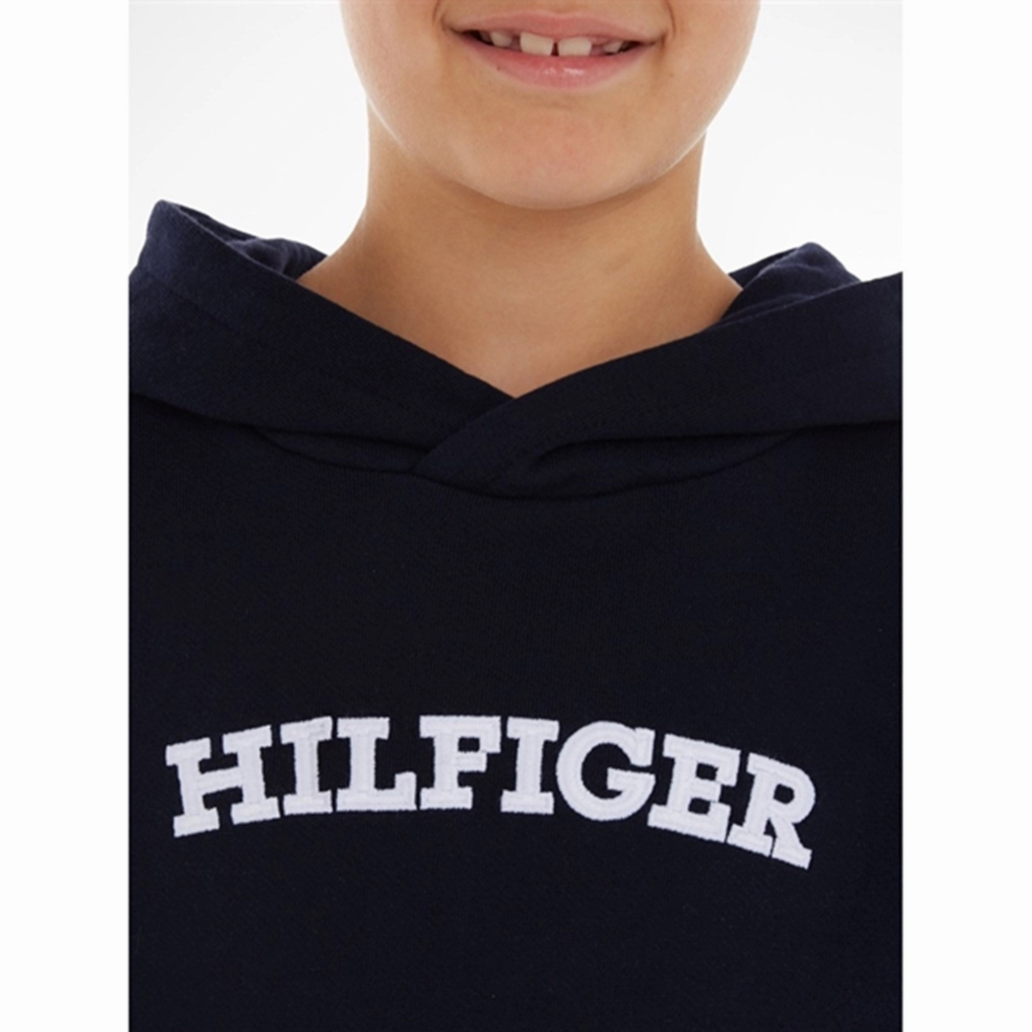 Nordic style Personalizable Tommy Hilfiger Hilfiger Arched Hoodie Desert Sky