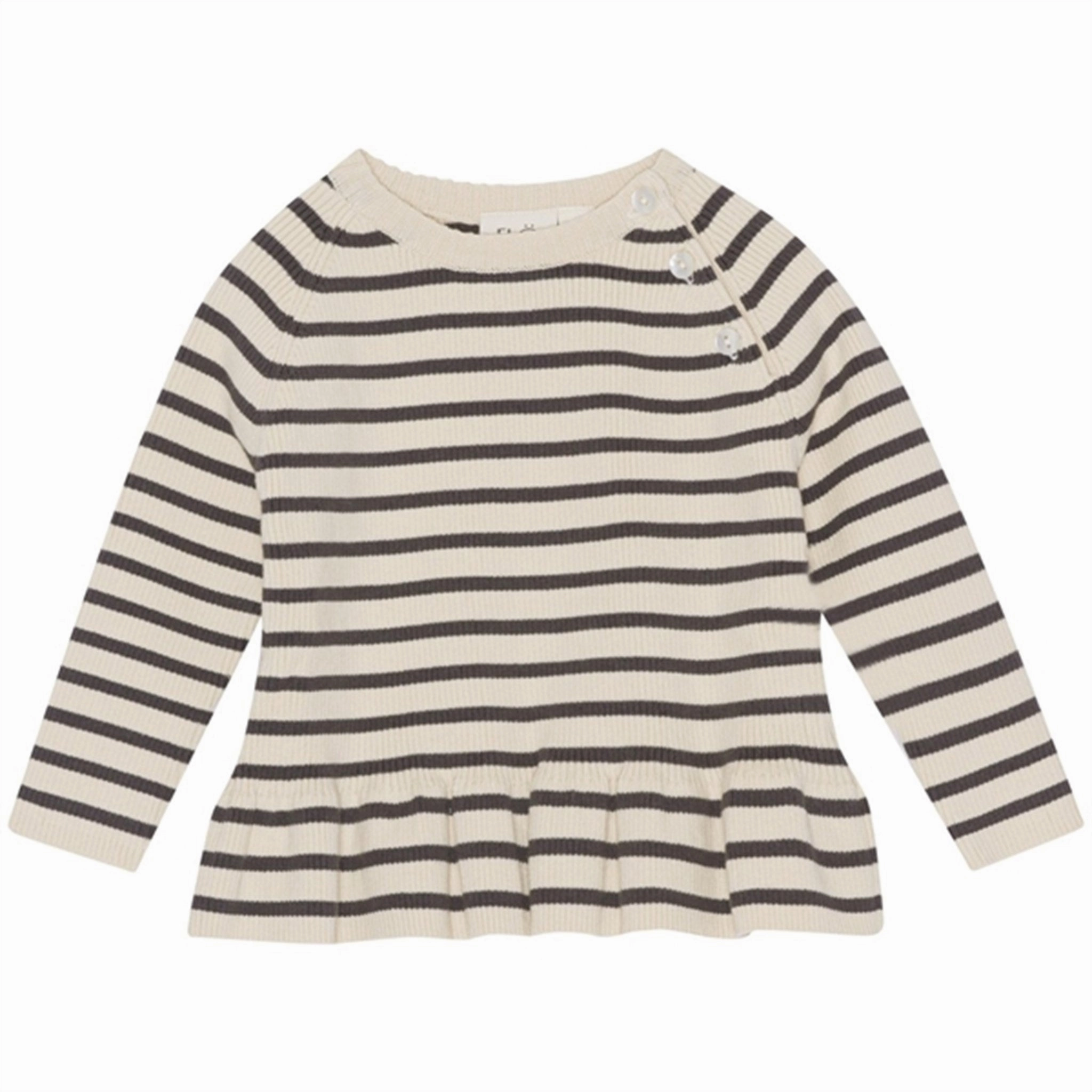 Versatile Layering Piece Fl?ss Flye Blouse Noir/Warm cotton