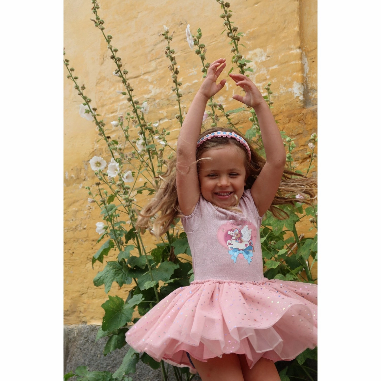 Quick Layer Pure Lines Konges Sl?jd Fairy Etoile Holographic Pink Ada Fairy Ballerina Glitter Dress