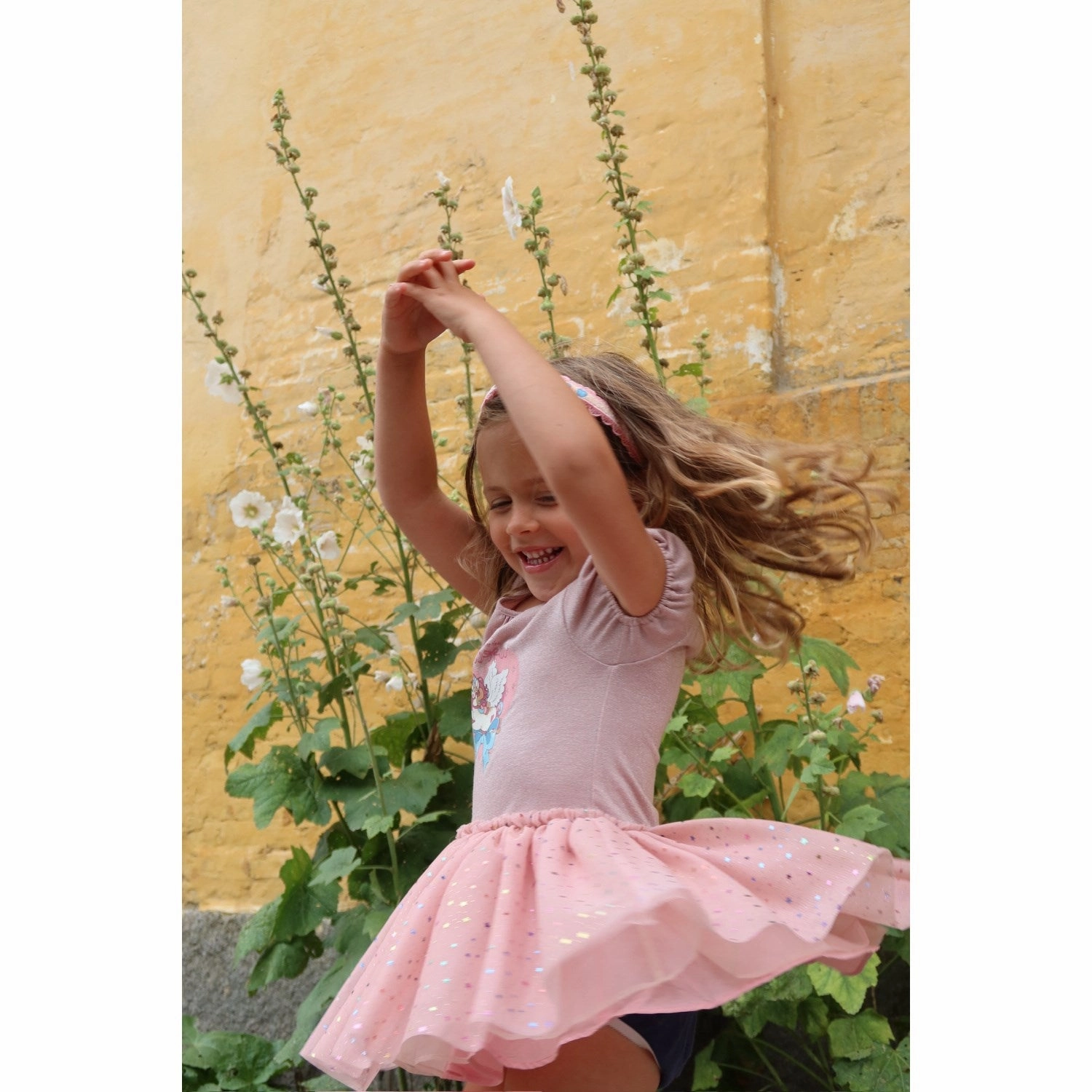 Chilly Comfort Konges Sl?jd Fairy Etoile Holographic Pink Ada Fairy Ballerina Glitter Dress