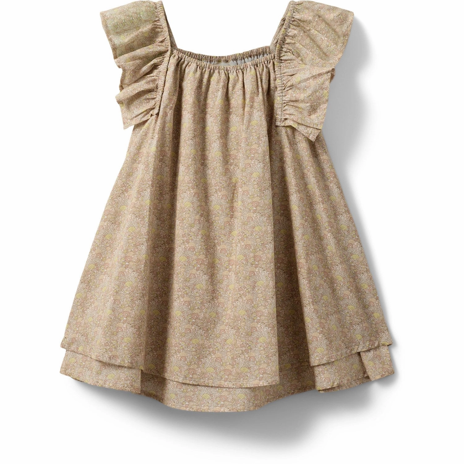 Natural Feel Sofie Schnoor Rose W Yellow Blossomsk Dress