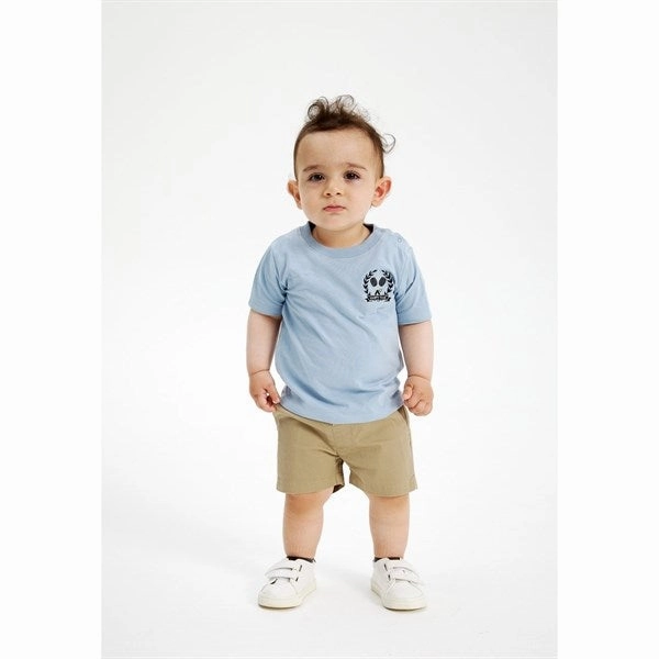 DoubleStitchedHem THE NEW Siblings Blue Fog Kempton T-shirt