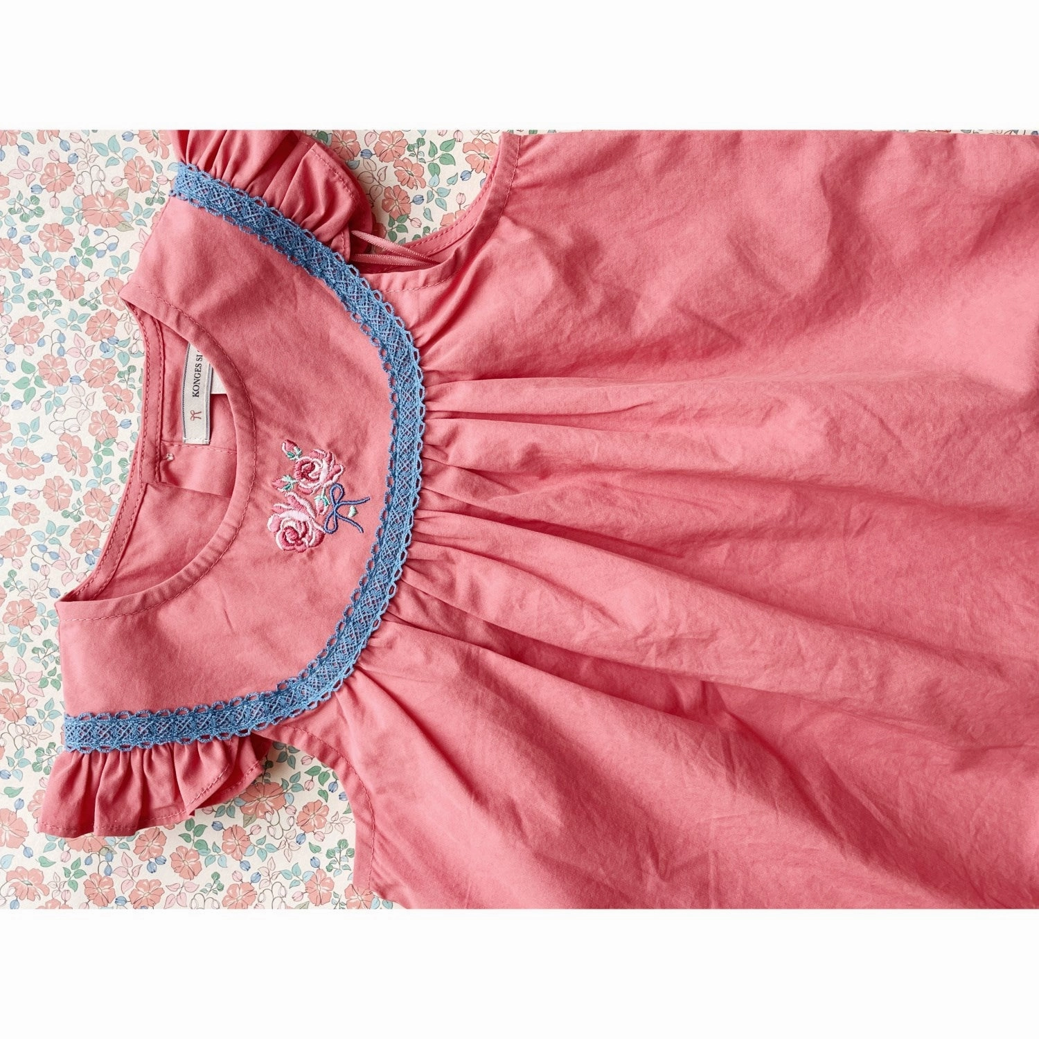 Eco Worker Konges Sl?jd Strawberry Ice Nella Romper GOTS