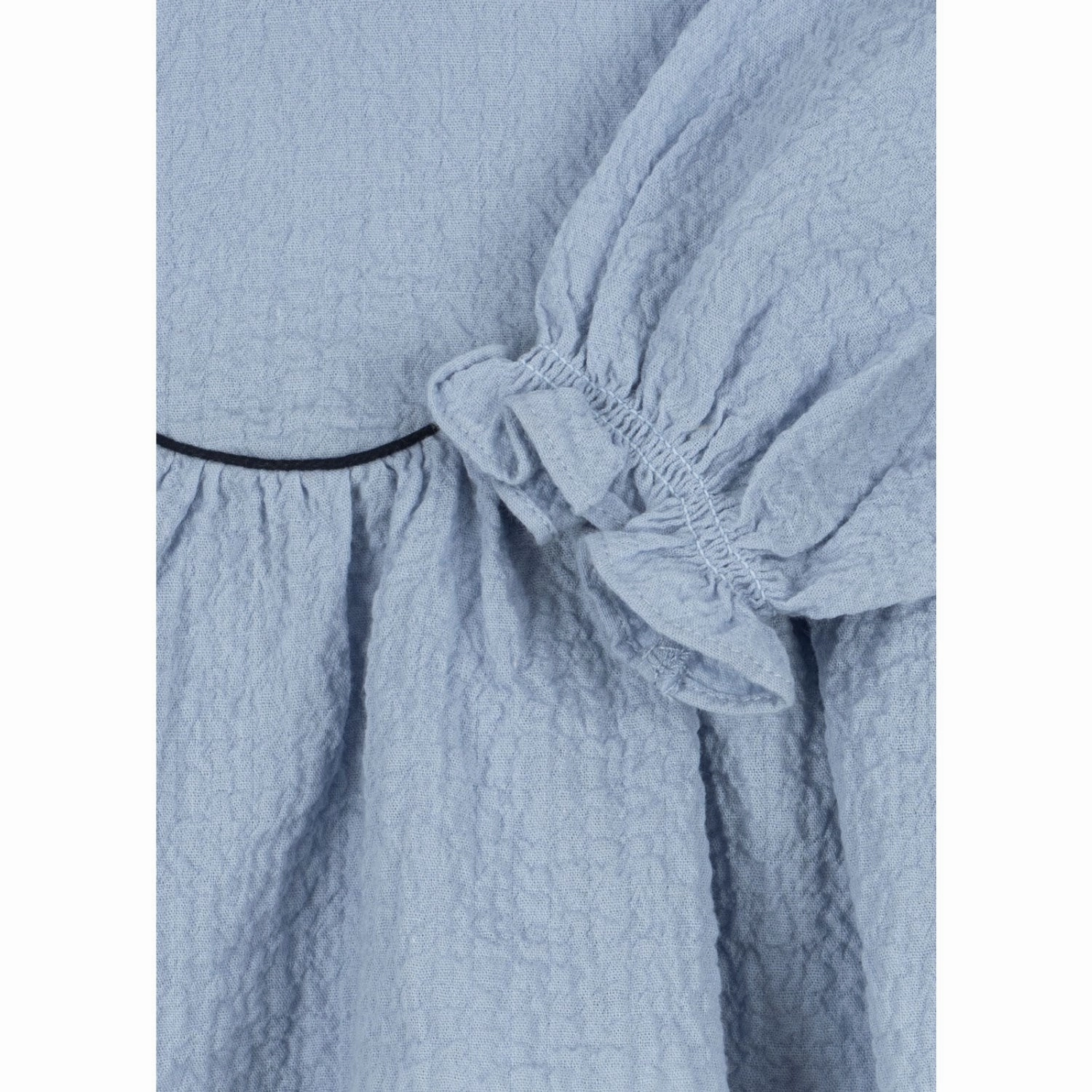 Roomy Cut Konges Sl?jd Blue Fog Ava Blouse GOTS