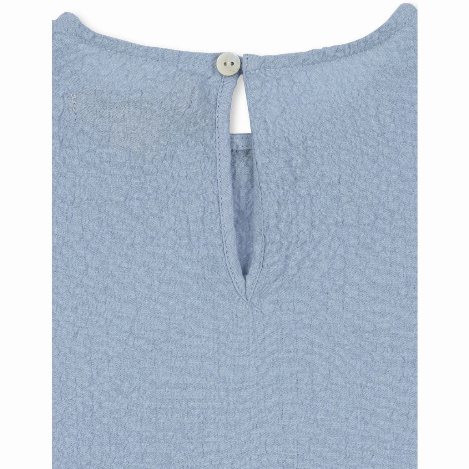 Konges Sl?jd Blue Fog Ava Blouse GOTS Vibrant color Youth fashion