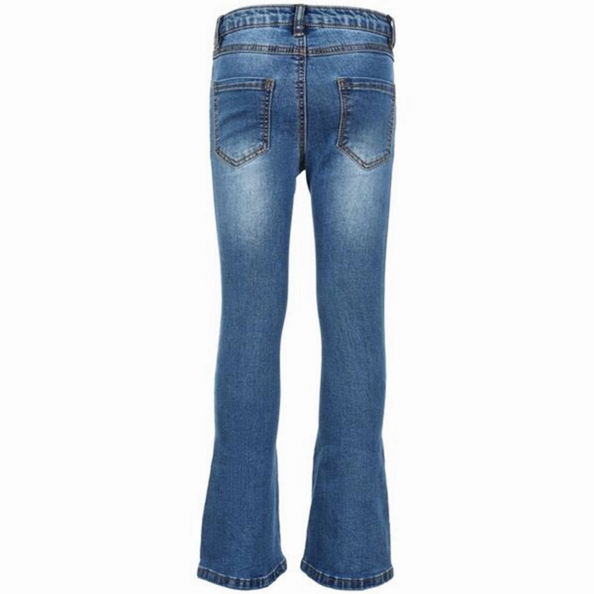 The New Flared Jeans Blue Denim Unisex Outfit Day Off Fit