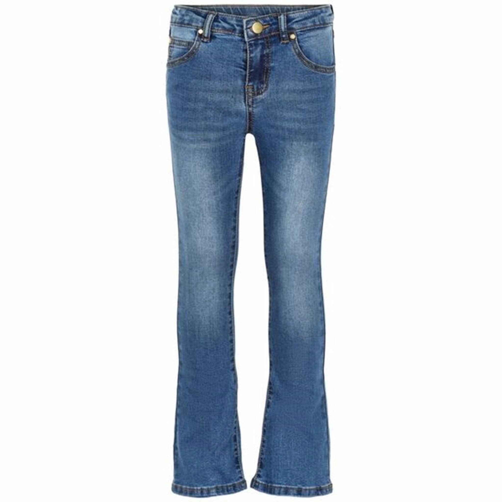 Relaxed Mood Street Fashion The New Flared Jeans Blue Denim