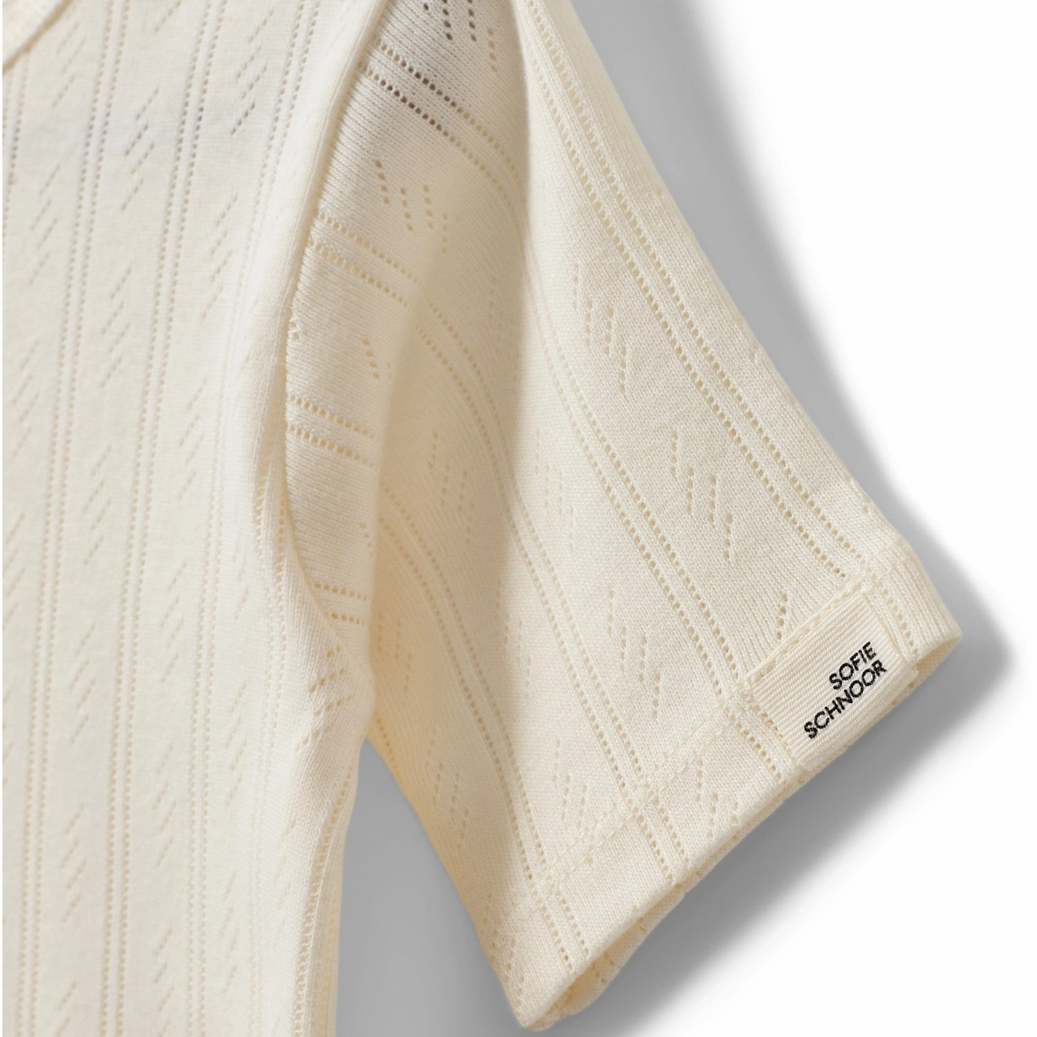 Sofie Schnoor Off White Pipersk T-Shirt Effortless Vibe