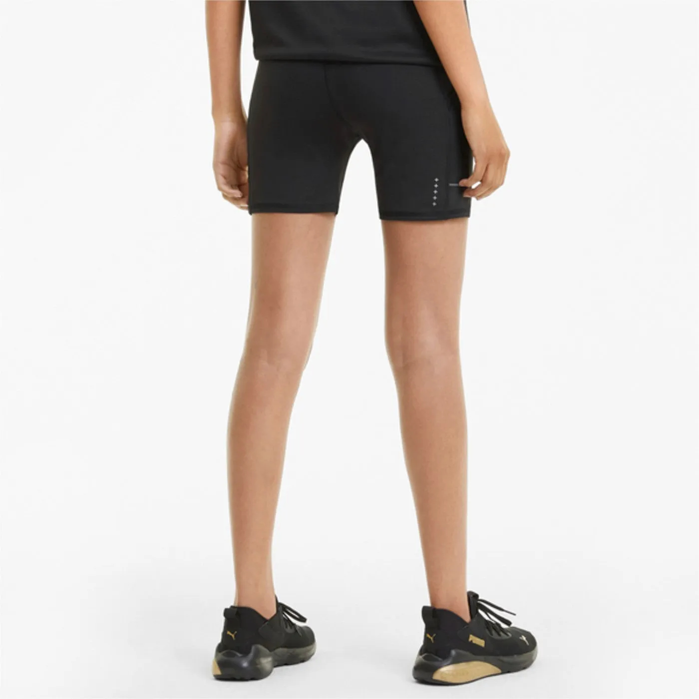 Puma Pantaloncino sportivo da corsa da donna Run Favorite Hight 520186 01 nero Fitness Enthusiast baseball uniform
