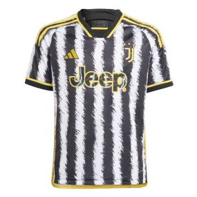 Everyday Fit Adidas maglia da calcio da ragazzo Juventus Home 23/24 bianco nero