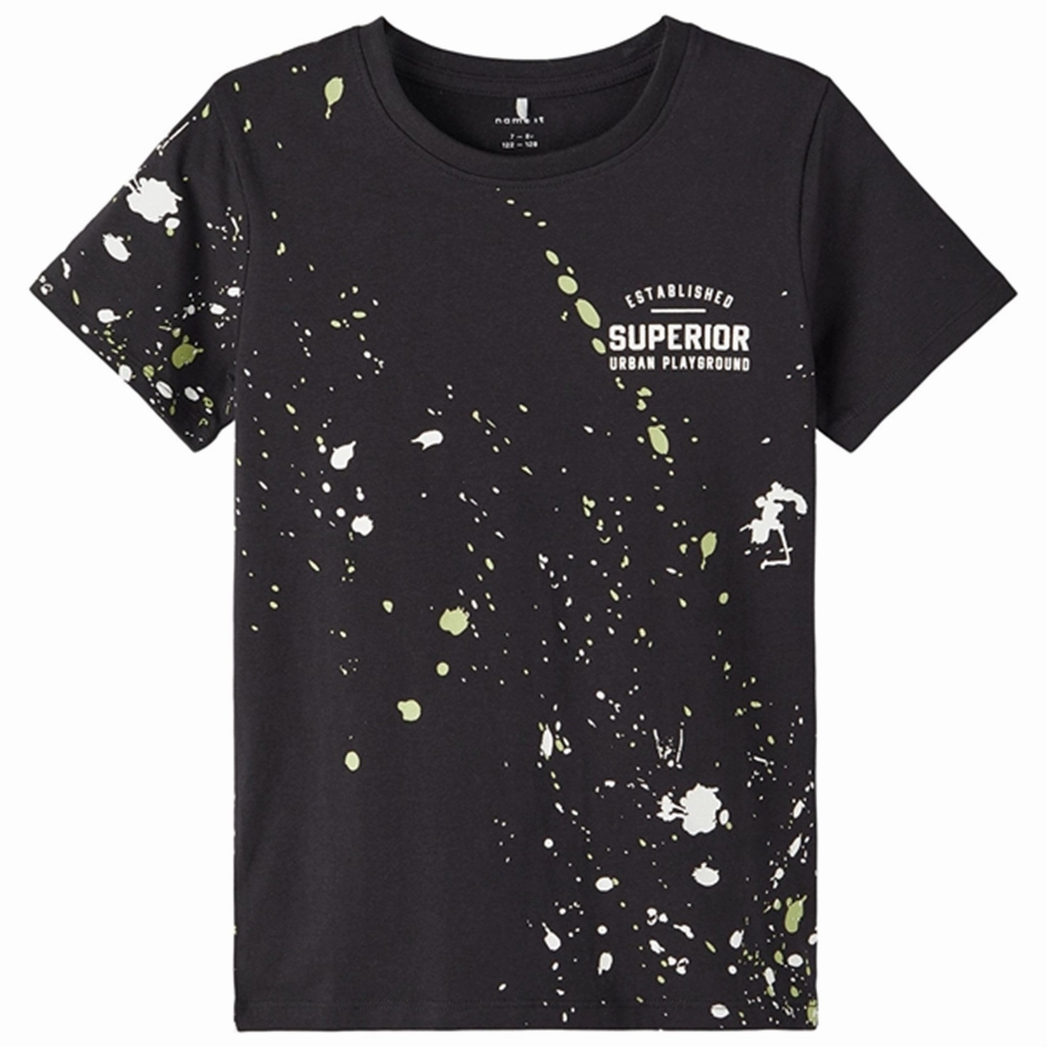 Comfortable NonRestrictiveCut Name it Black Banjo T-Shirt