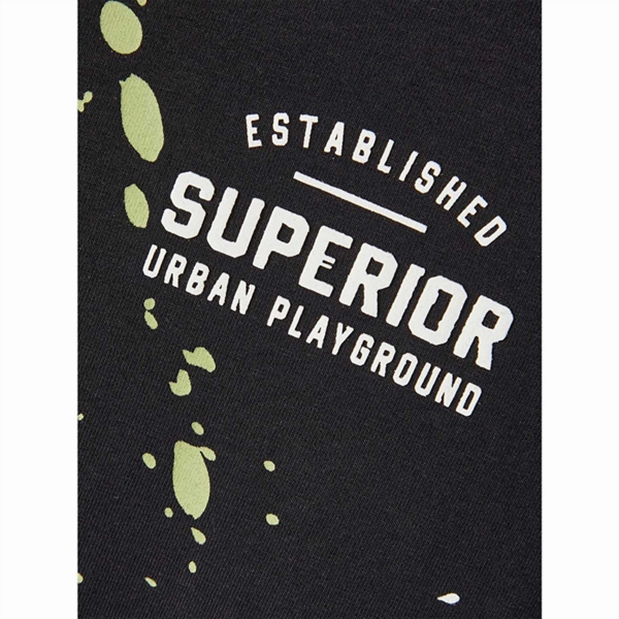 Name it Black Banjo T-Shirt Basic Top Reversible Design Concept