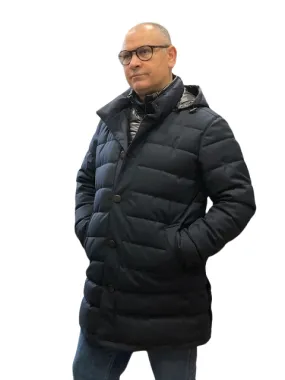 Happer Giaccone Uomo 10713 1489 10 blu rainy Ergonomic Paneling