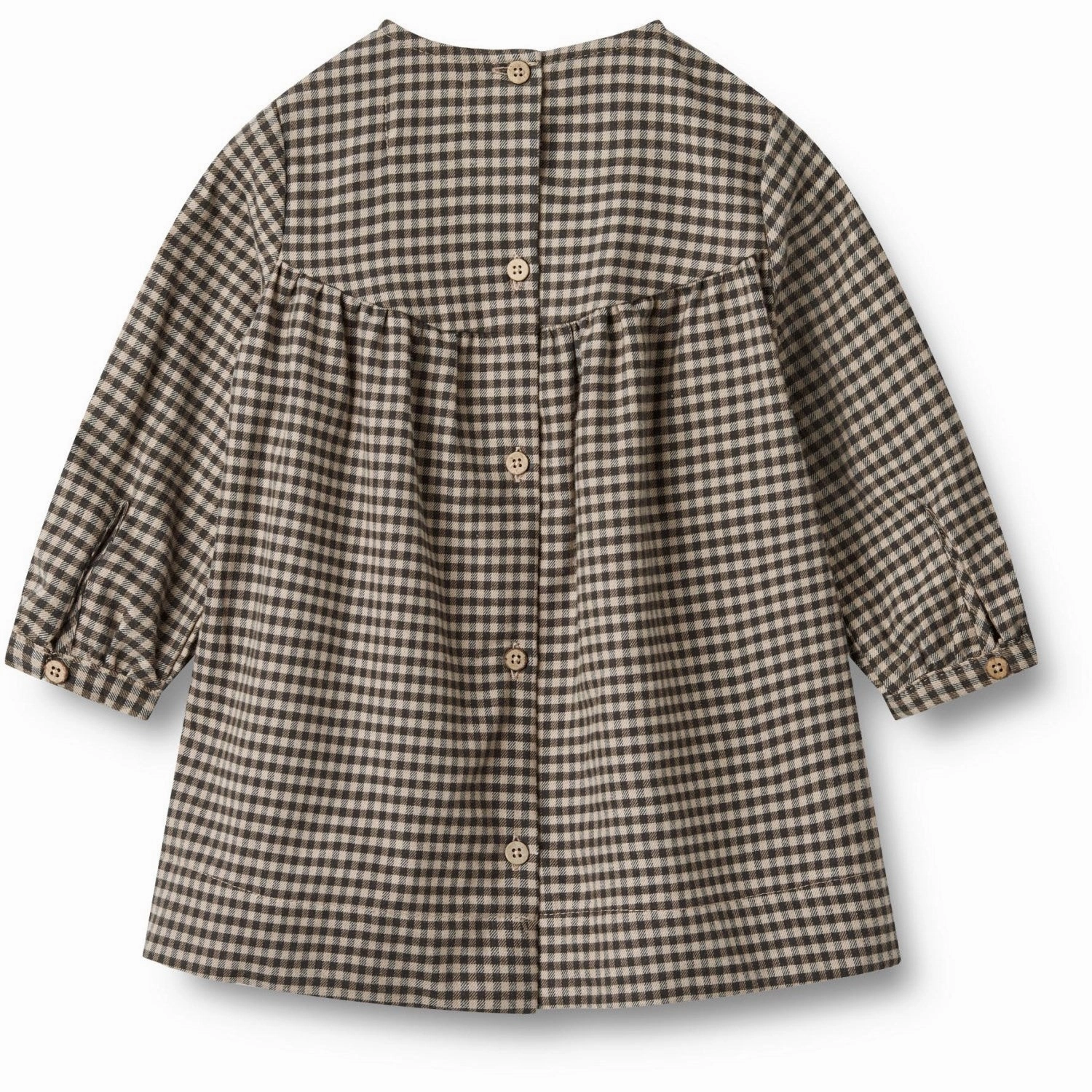 Wheat Raven Check Dress Fenja Studio Style