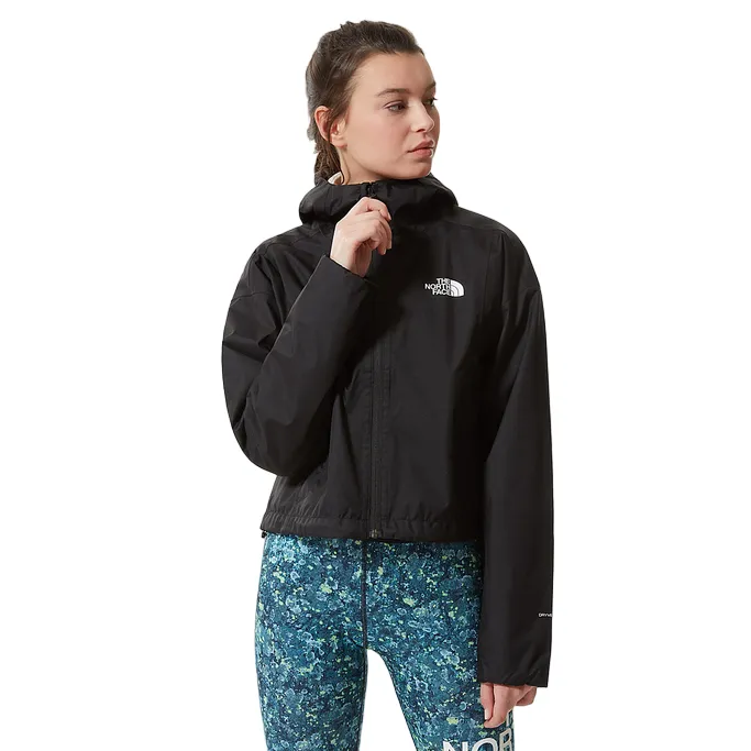 color - coordinating Double Layer Design The North Face giubbino corto da donna Crop Quest NF0A55EPJK3 nero