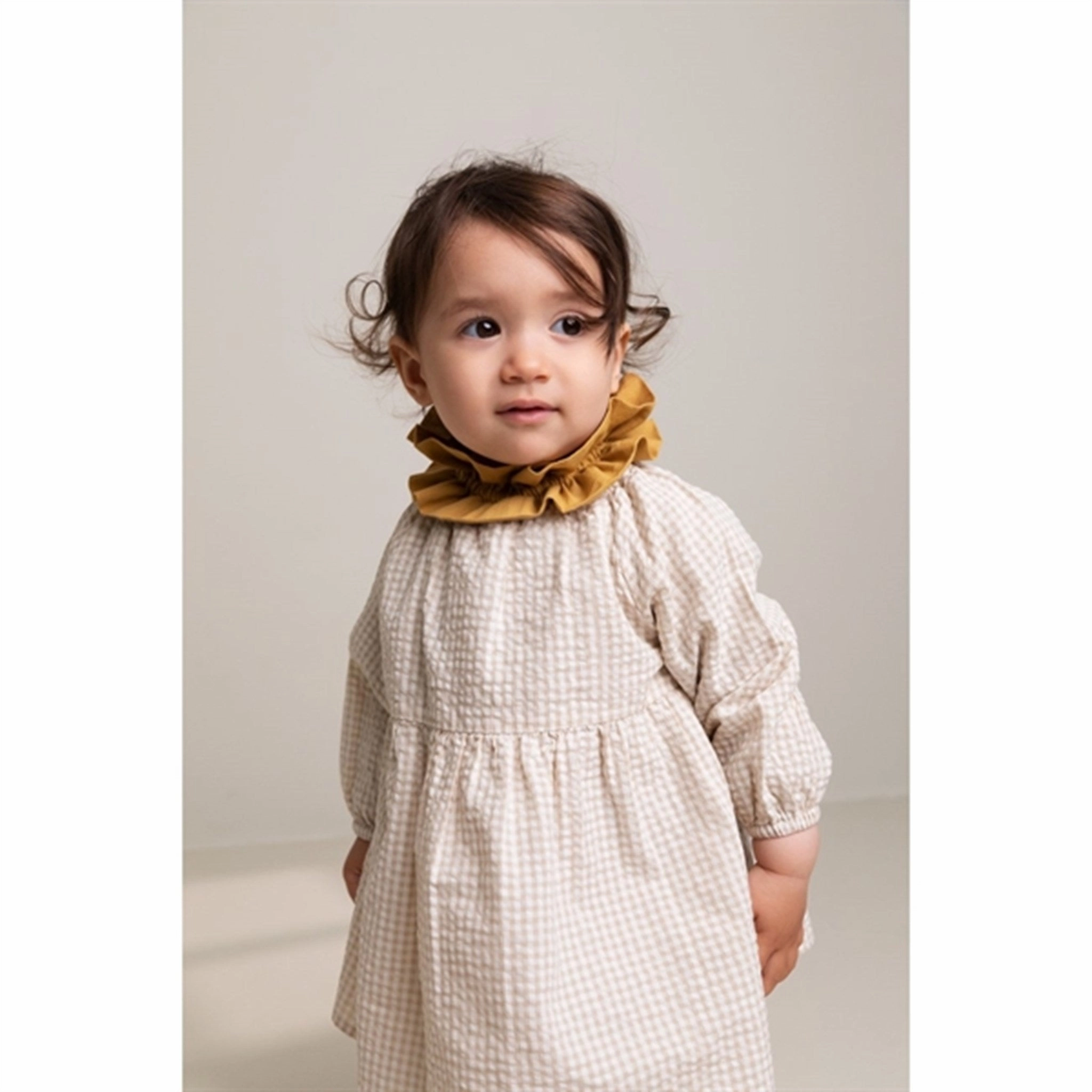 MarMar Grey Sand Gingham Dawson Dress Versatile Wearable